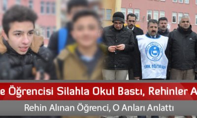 Lise Öğrencisi Silahla Okul Bastı, Rehinler Aldı!
