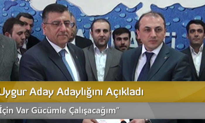 Necip Uygur Aday Adaylığını Açıkladı
