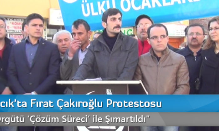 Osmancık’ta Fırat Çakıroğlu Protestosu