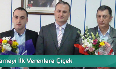 Beyannameyi İlk Verenlere Çiçek