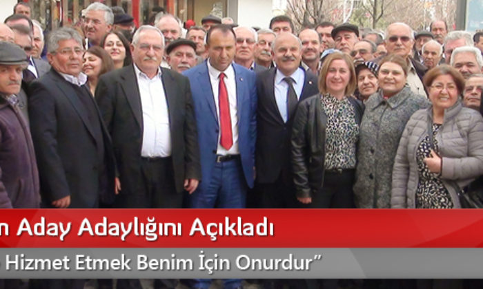Bozdoğan Aday Adaylığını Açıkladı