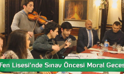 Çorum Fen Lisesi’nde Sınav Öncesi Moral Gecesi