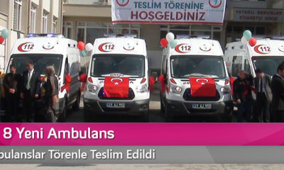 Çorum’a 8 Yeni Ambulans