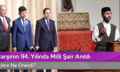 İstiklal Marşının 94. Yılında Milli Şair Anıldı