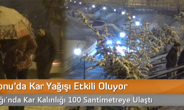 Kastamonu, Kar Yağışı Etkili Oluyor