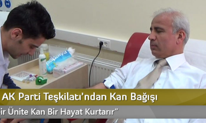 Kırıkkale AK Parti Teşkilatı’ndan Kan Bağışı