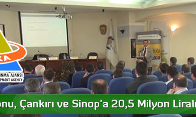Kastamonu, Çankırı ve Sinop’a 20,5 Milyon Liralık Hibe