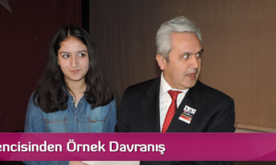 Lise Öğrencisinden Örnek Davranış