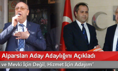 Mahmut Alparslan Aday Adaylığını Açıkladı
