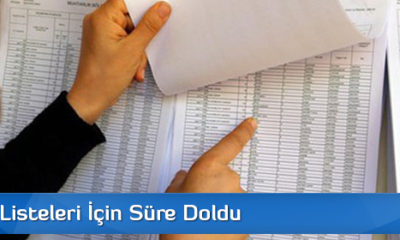 Seçmen Listeleri İçin Süre Doldu