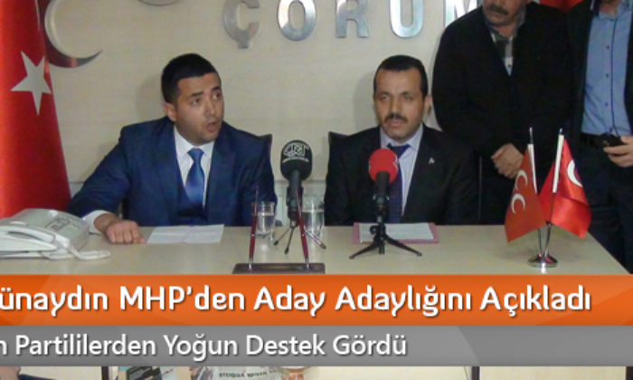 Şükrü Günaydın MHP’den Aday Adaylığını Açıkladı