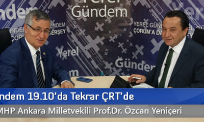 Yerel Gündem 19.10’da Tekrar ÇRT’de