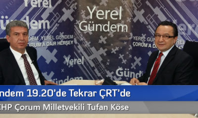 Yerel Gündem 19.20’de Tekrar ÇRT’de