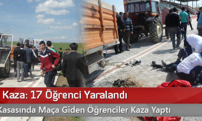Alaca’da Kaza: 17 Öğrenci Yaralandı