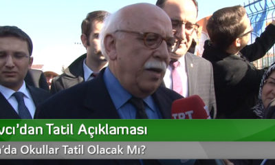 Bakan Avcı’dan Tatil Açıklaması
