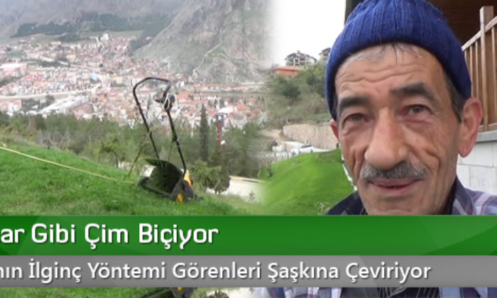 Balık Tutar Gibi Çim Biçiyor