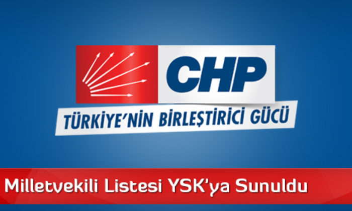 CHP’nin Milletvekili Listesi YSK’ya Sunuldu