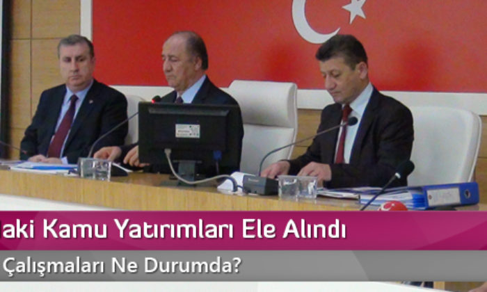 Çorum’daki Kamu Yatırımları Ele Alındı