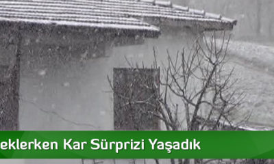 Baharı Beklerken Kar Sürprizi Yaşadık