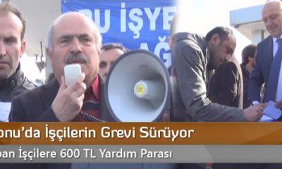 Kastamonu’da İşçilerin Grevi Sürüyor