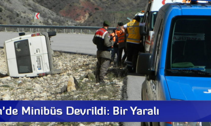 Kırkdilim’de Minibüs Devrildi: Bir Yaralı
