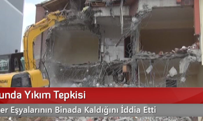 Kız Yurdunda Yıkım Tepkisi