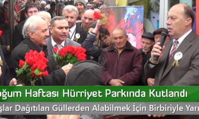 Kutlu Doğum Haftası Hürriyet Parkında Kutlandı