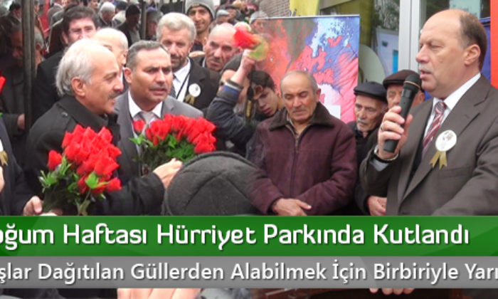 Kutlu Doğum Haftası Hürriyet Parkında Kutlandı