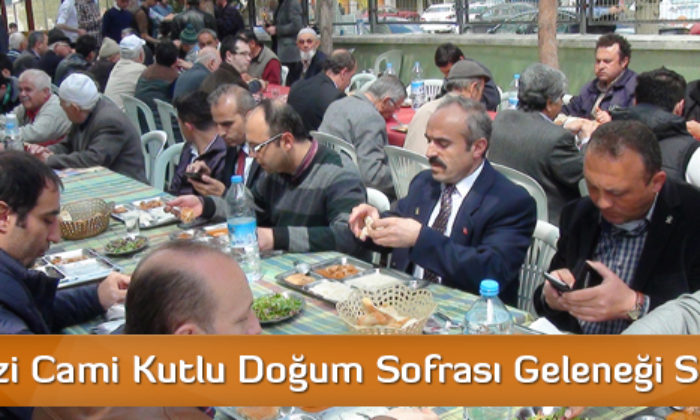 Melikgazi Cami Kutlu Doğum Sofrası Geleneği Sürdürdü