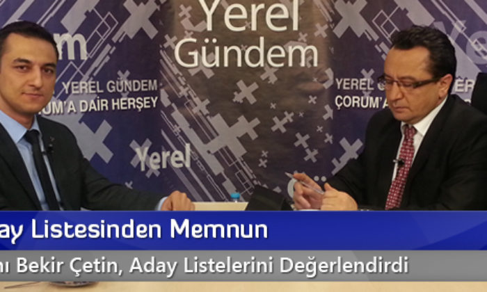 MHP Aday Listesinden Memnun