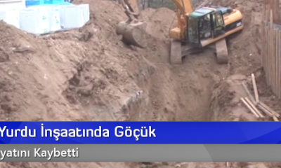 Öğrenci Yurdu İnşaatında Göçük