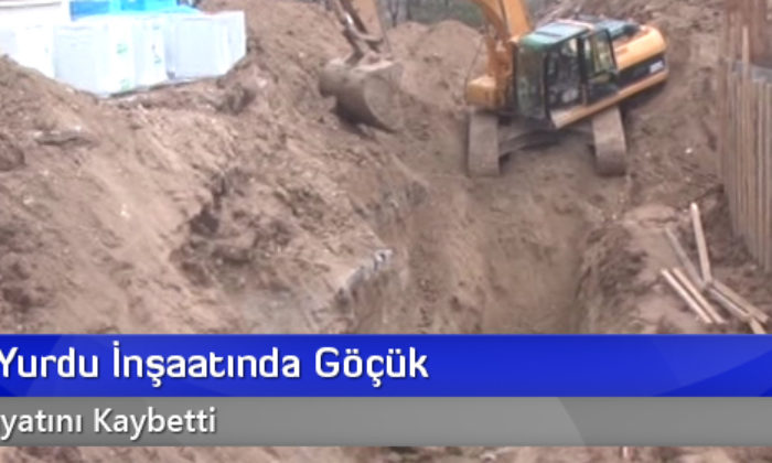 Öğrenci Yurdu İnşaatında Göçük