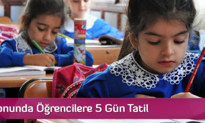 Nisan Sonunda Öğrencilere 5 Gün Tatil