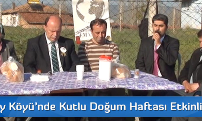 Ömerbey Köyü’nde Kutlu Doğum Haftası Etkinliği