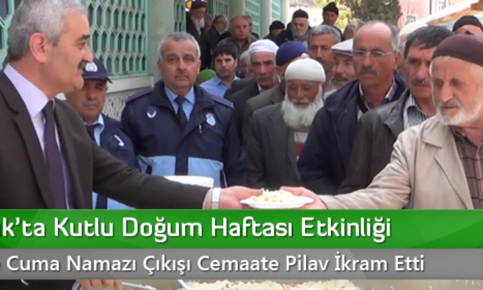 Osmancık’ta Kutlu Doğum Haftası Etkinliği