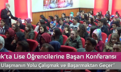 Osmancık’ta Lise Öğrencilerine Başarı Konferansı