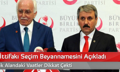 SP-BBP İttifakı Seçim Beyannamesini Açıkladı