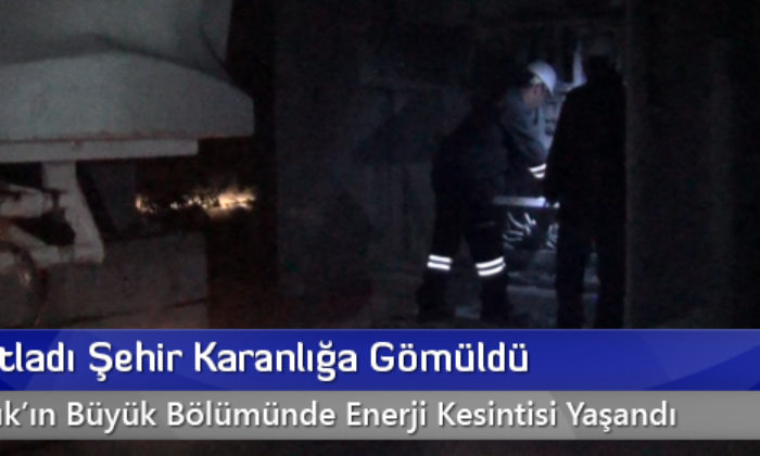 Trafo Patladı Şehir Karanlığa Gömüldü