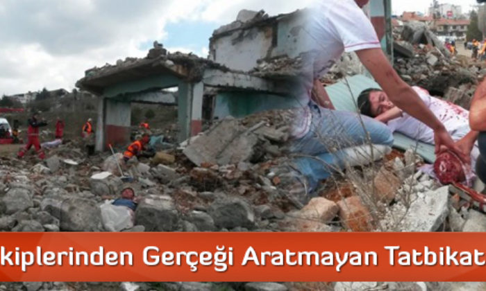 UMKE Ekiplerinden Gerçeği Aratmayan Tatbikat