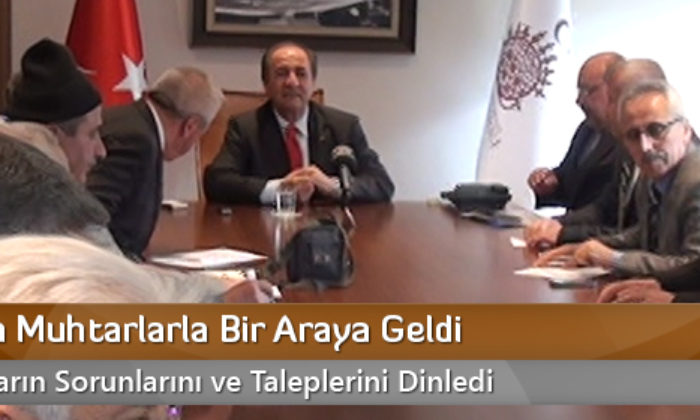 Vali Kara Muhtarlarla Bir Araya Geldi