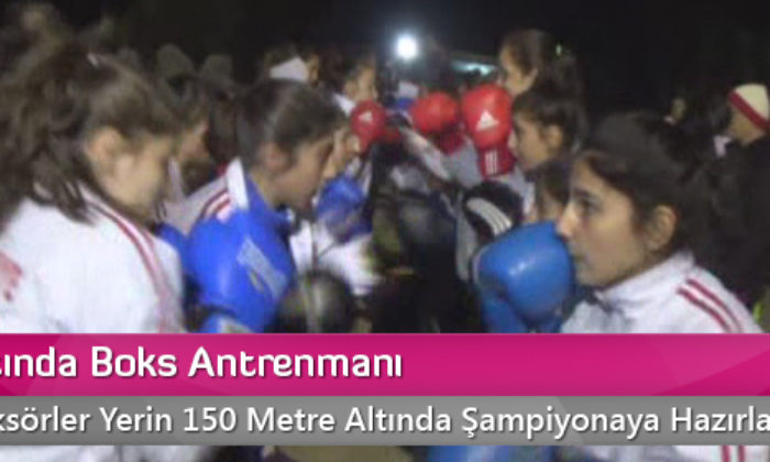 Yerin Altında Boks Antrenmanı