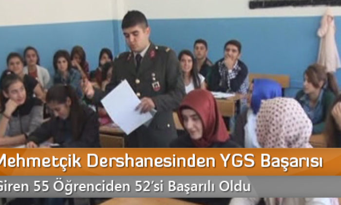 Yozgat Mehmetçik Dershanesinden YGS Başarısı