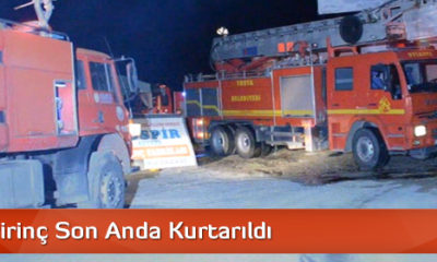 10 Ton Pirinç Son Anda Kurtarıldı