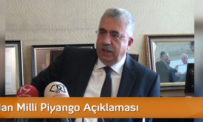 Ahlatcı’dan Milli Piyango Açıklaması