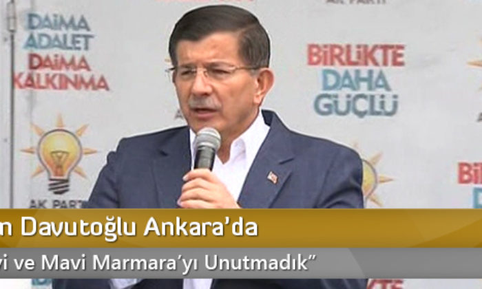 Başbakan Davutoğlu Ankara’da