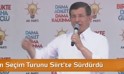 Başbakan Seçim Turunu Siirt’te Sürdürdü