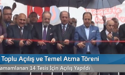 Bayat’ta Toplu Açılış ve Temel Atma Töreni