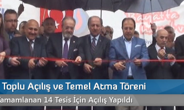 Bayat’ta Toplu Açılış ve Temel Atma Töreni