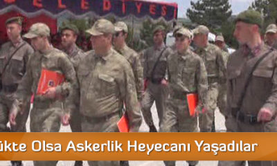 Bir Günlükte Olsa Askerlik Heyecanı Yaşadılar