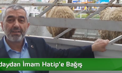 CHP’li Adaydan İmam Hatip’e Bağış